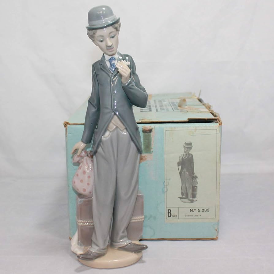 【希少✨】リヤドロ Lladr チャップリン Charlie the Tramp Vintage Lladro Figurine of Charlie the Tramp, Lladro Statue