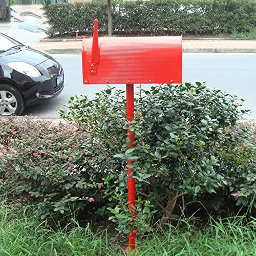 Weatherproof Tall Mailbox for Outdoor Use, Floor Stand Letter Storage Box, Durable Drop Post Box for Townhouse, Garden, Patio, Secure Mail Solution