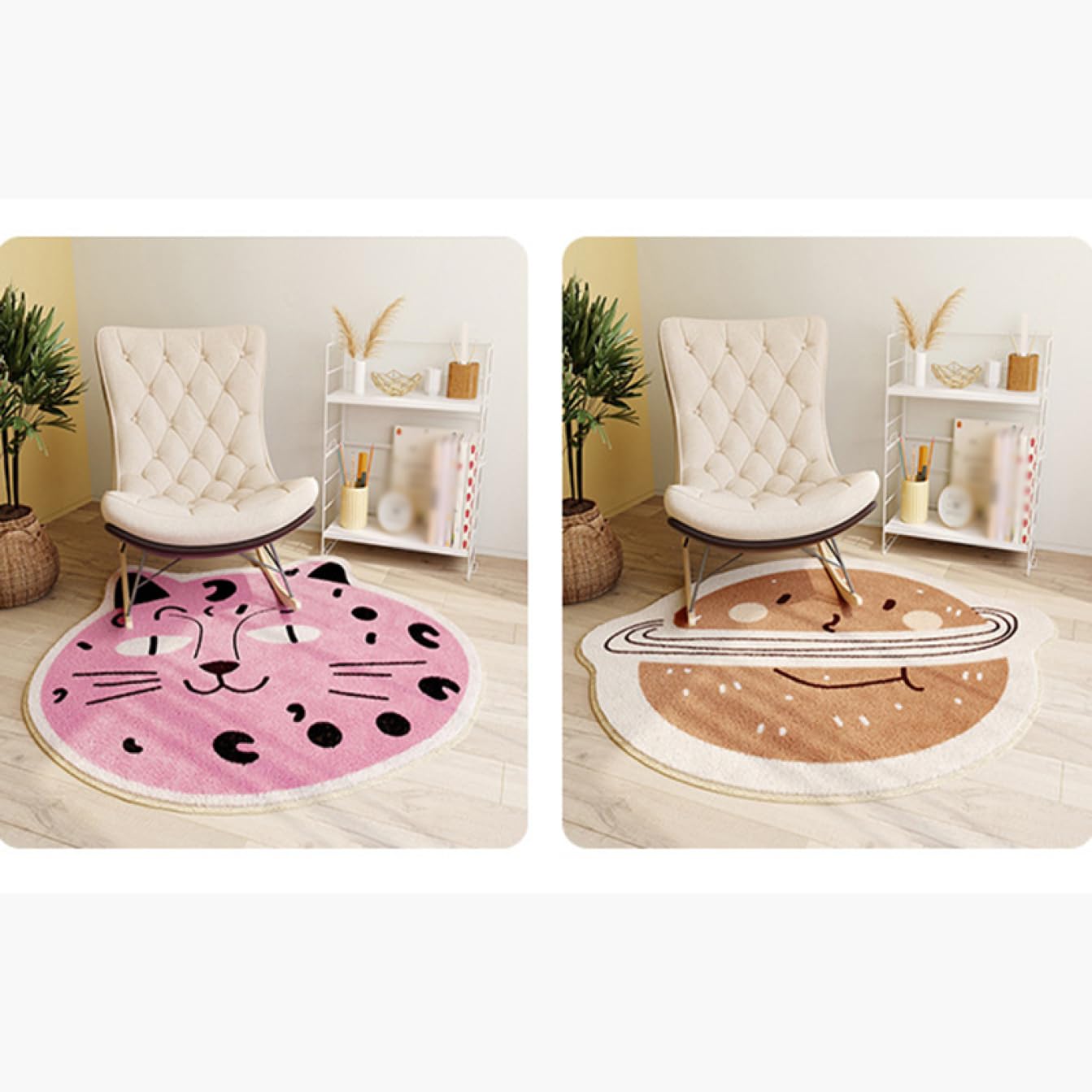 カーペット ユニーク ふんわり 厚手 かわいい B200cm x 140cm Josie Jardin Bear Rug Large - Doing Goods