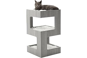 ACH 53 Inches Multi-Level Cat Tree Stand House Furniture for Kittens and Cats
