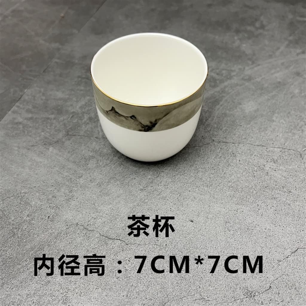 Ceramic Cutlery Set Bone China Dinner Plate Restaurant Disc Bowl Dish Placemat Set (Color : A Size : One Size) (A One Size)
