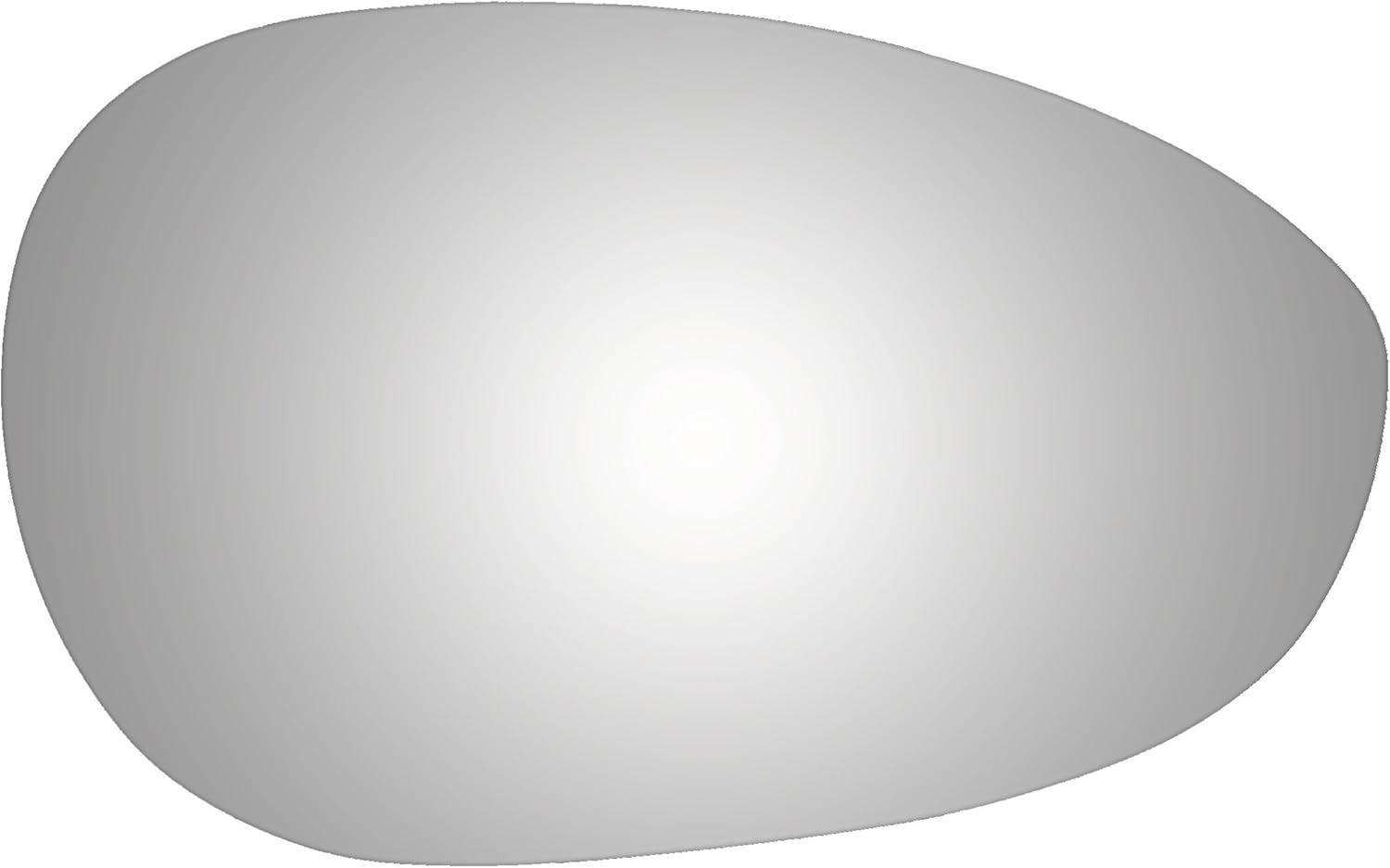 Burco 5491 Convex Passenger Side Power Replacement Mirror Glass for 12-16 Fiat 500 (2012, 2013, 2014, 2015, 2016)