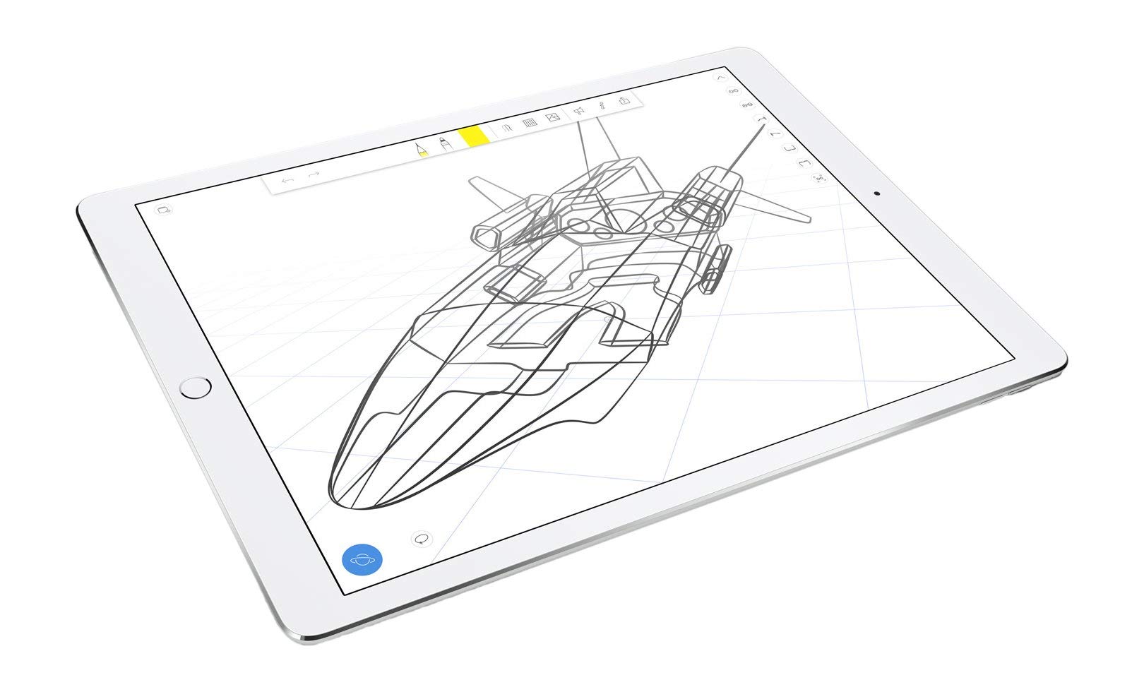 Apple iPad Pro 12.9 Tablet | 128GB 4G | Silber – Entriegelte (Generalüberholt)