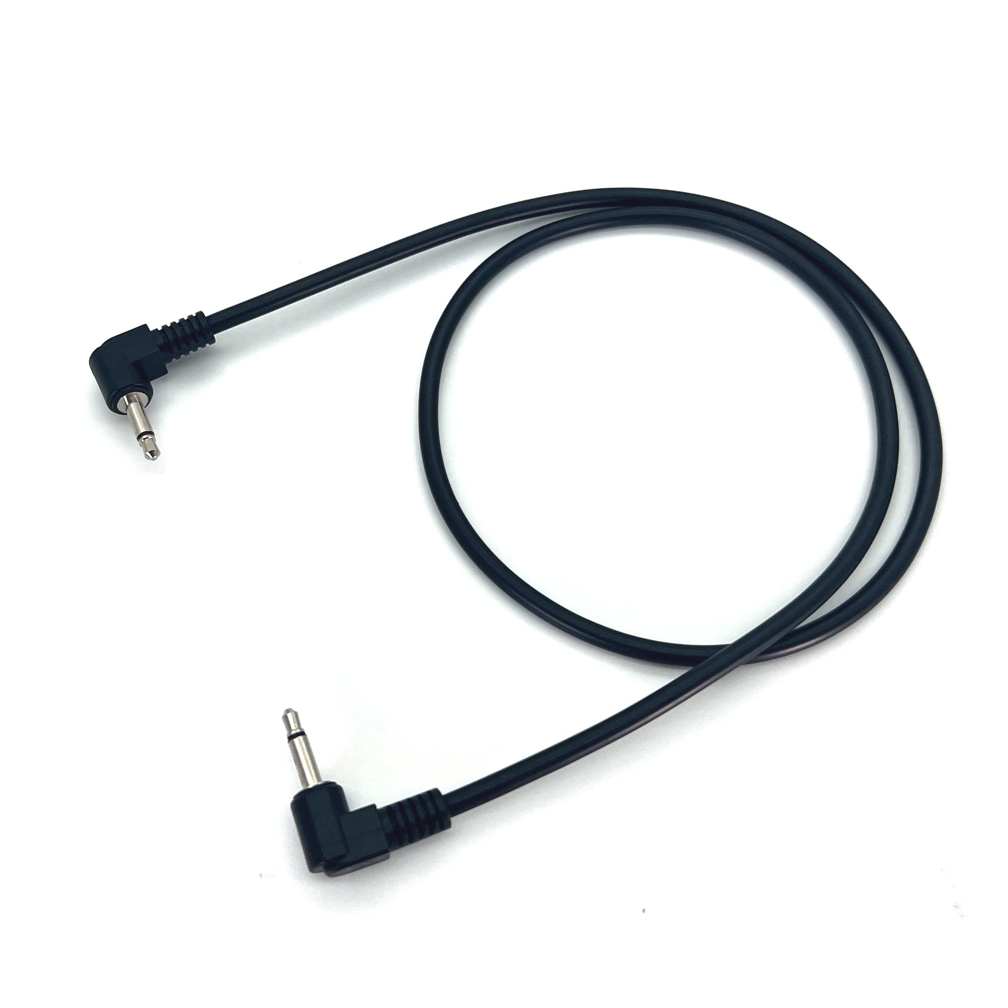 Sonic Plumber 3.5mm (1/8 Inch) Right Angled Mono Modular Patch Cables - Black (30cm / 1ft, 5 pack)-image-32