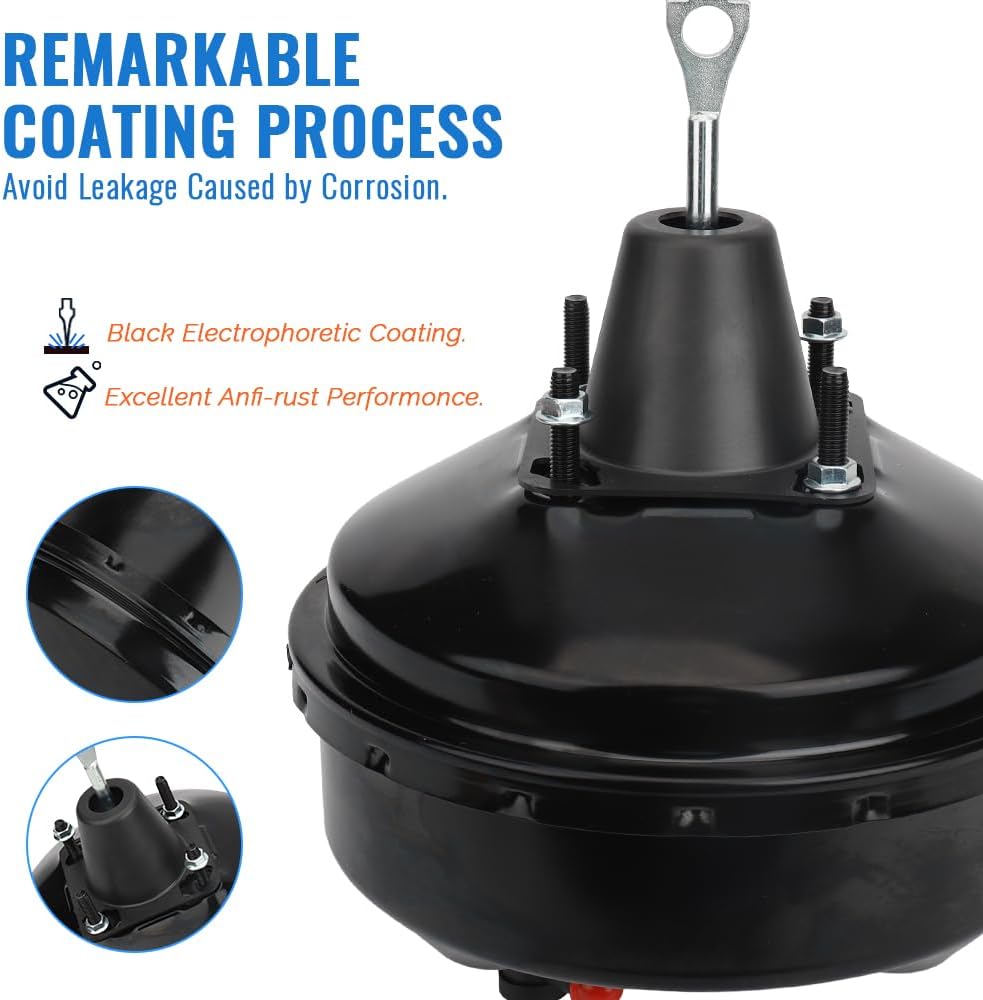 HARUMA 54-74822 Vacuum Power Brake Booster without Master Cylinder Compatible With 1998 1999 2000 2001 2002 2003 2004 2005 For Chevy Blazer/98-04 S10 Pickup; 1997-05 for GMC Jimmy/Sonoma; for Isuzu