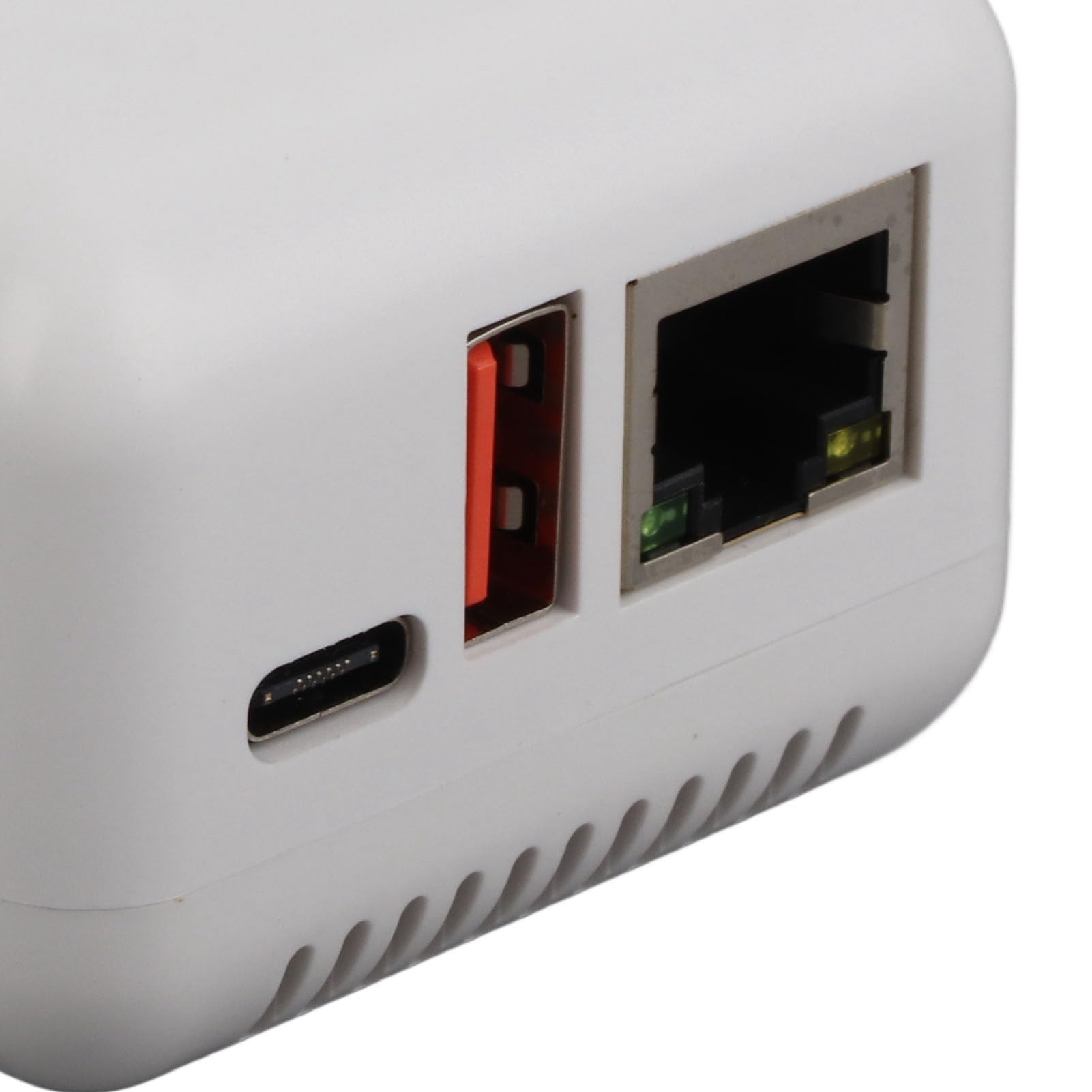 Dpofirs USB 2.0-Netzwerk-Druckserver, LAN-Druckfreigabeserver für USB-Drucker, Computer-Druckserver-Adapter für Wins XP, Android, Typ C, USB-Anschluss,