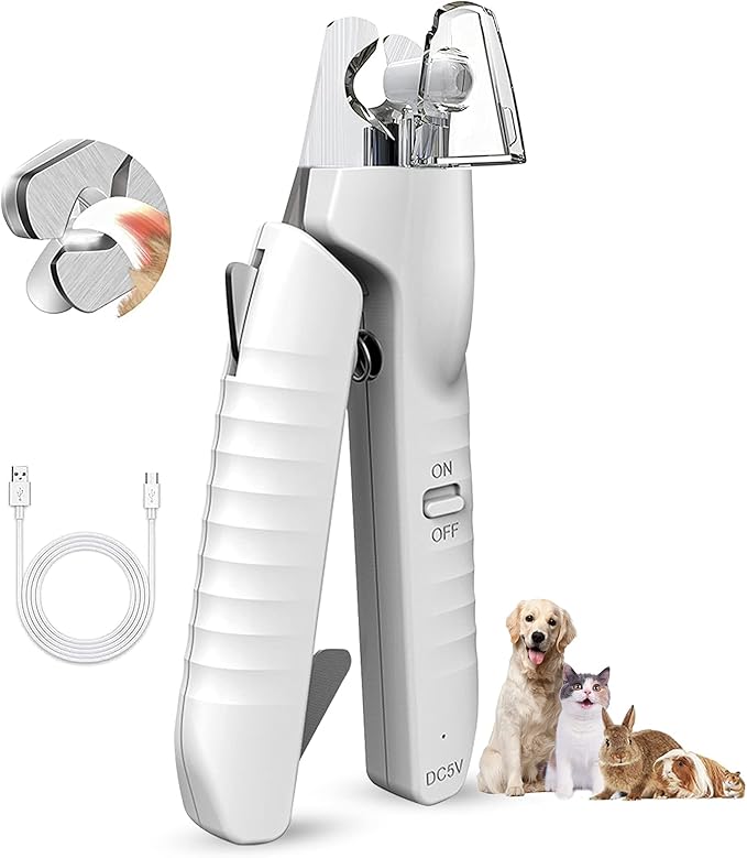 Yuede Dog Nail Clippers with Light, Professional Safe Dog Nail Trimmer