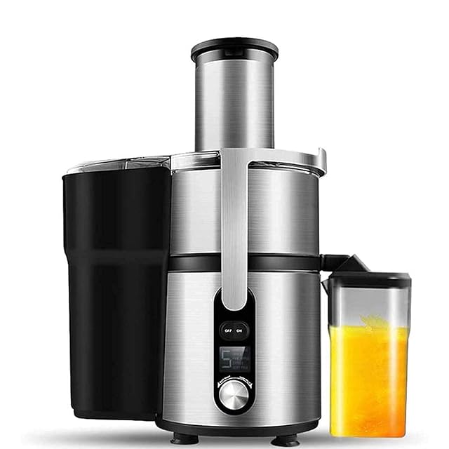 Juicer Machines Juicer Centrifugal Juicer Machines Juice and Vegetable Extractor 5-Speed Big Mouth Centrifugal Juicer Easy to Clean
