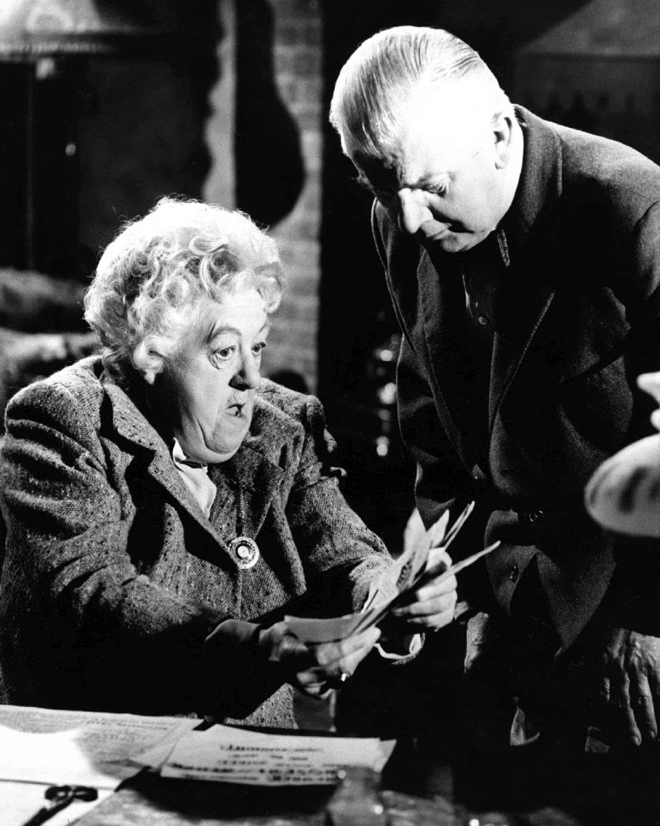 Murder Most Foul (1964) Margaret Rutherford Miss Marple, Stringer Davis 10x8 Photo
