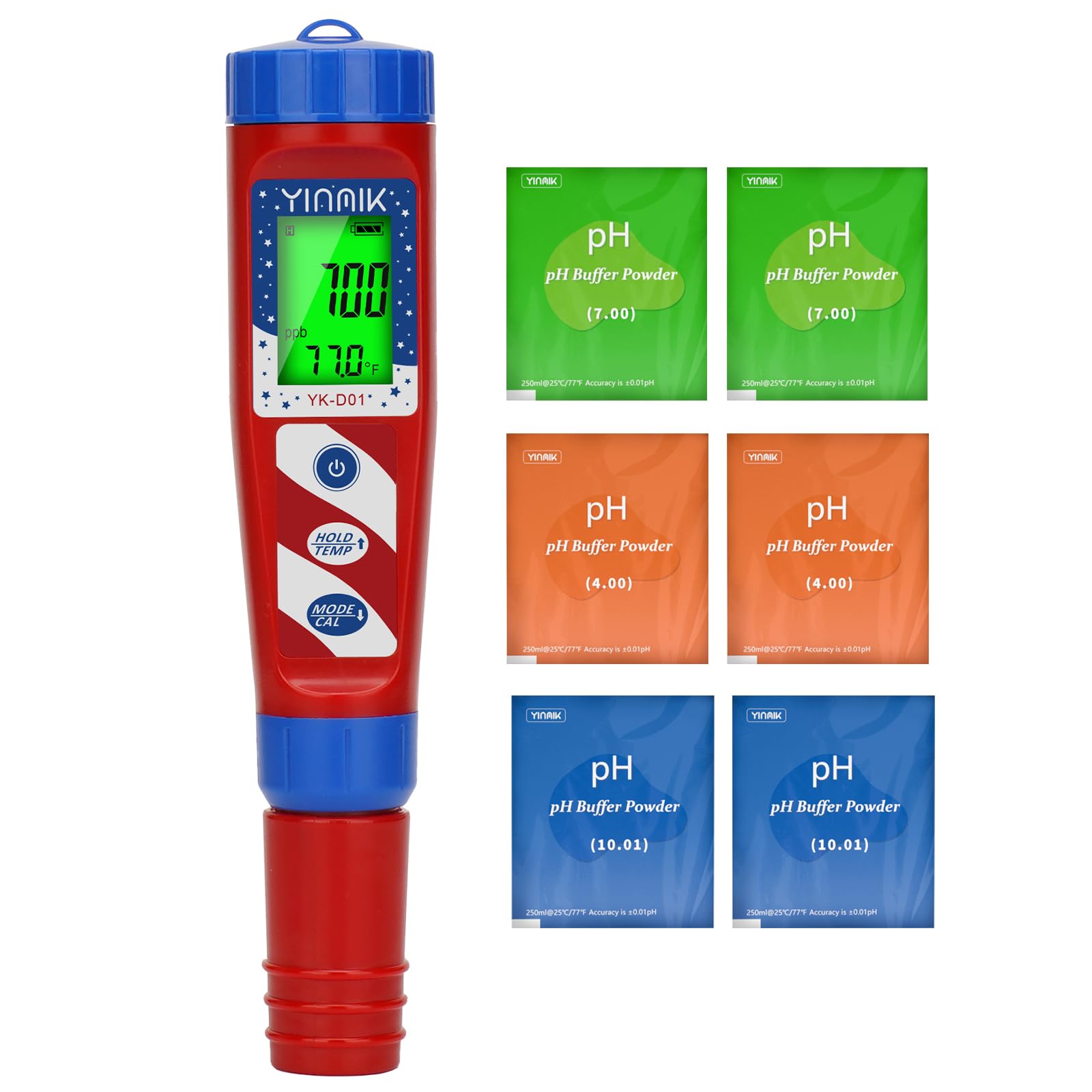 Hydrogen Tester for Water, Digital pH Meter for Hydrogenated Water, H2 PPB/PPM Water Meter, Hydrogen ORP pH Meter for Drinking, Water Bottle Hydrogen ORP Meter-image-23