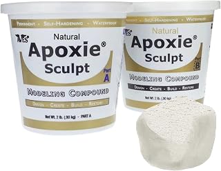 Aves-Apoxie Sculpt - 2 Part Modeling Compound (A & B) - 4 Pound, White/Stone White