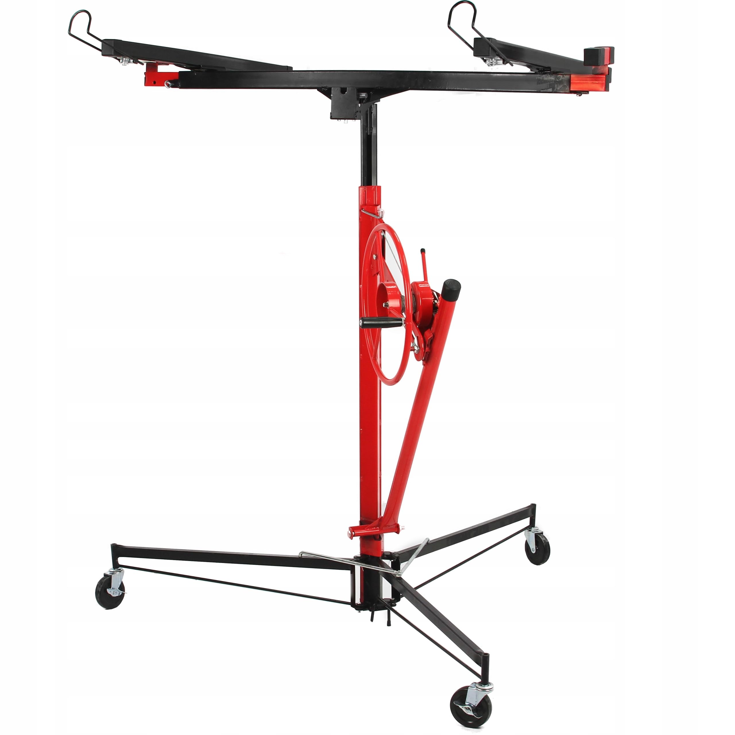 IMJ-Global - Alzalastre per Cartongesso Professionale a Doppia Chiusura, Alza Pannelli Cartongesso con Altezza di Lavoro 135-335cm e Portata Massima di 68KG, Alza Lastre Telescopico