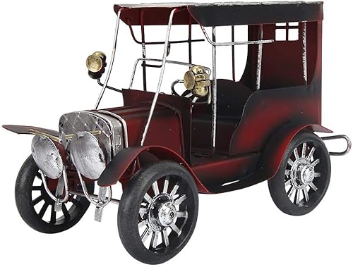 Modelo antiguo de automóvil vintage, arte en miniatura de automóvil antiguo para hogar, oficina, escritorio, decoración, idea de regalo