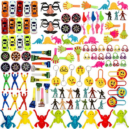 Bulk Toy Assortment - 120 Piece Party Favors for Kids and Pinata Fillers
