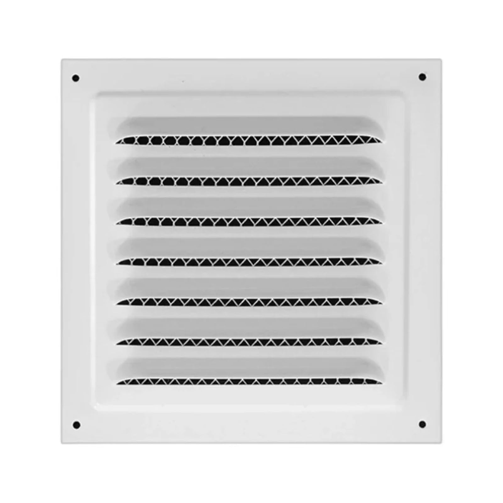 Ventilator Grille Ventilation with Insect Screen Vent Cover Airflow for Ceiling Side Wall for air Vent(1PC White)