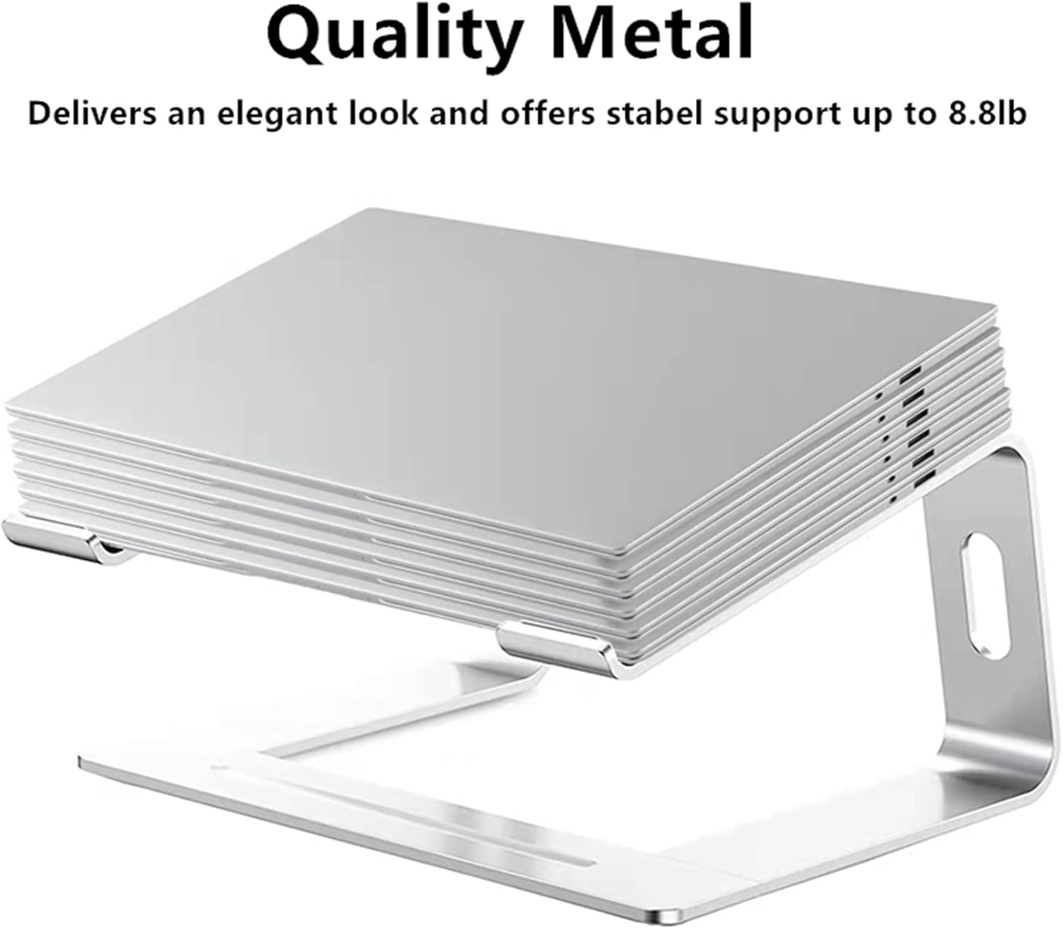 Nеw Arrіvаlѕ Svarog Laptop Stand, Detachable Computer Stand, Ergonomic Aluminum Laptop Stand for Desk, Laptop Riser Notebook Holder Compatible with MacBook Pro Air, Lenovo, HP, Dell, More 10-17 Laptops (Sliver)