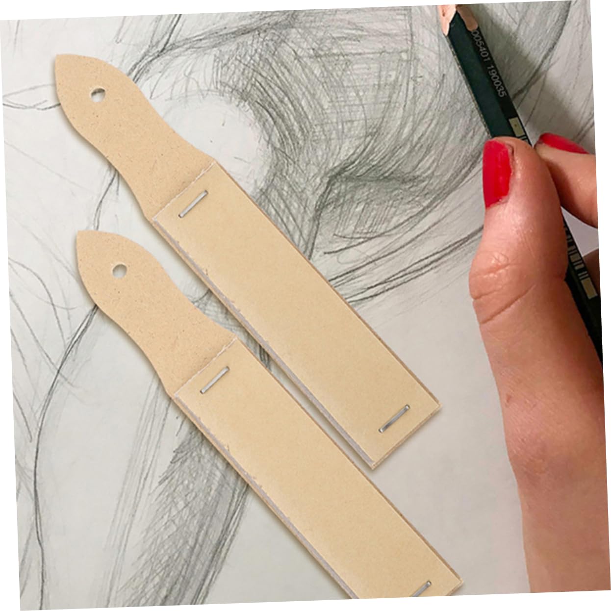 Temperamatite Artistico Portatile 20 Pezzi in Carta per Matite