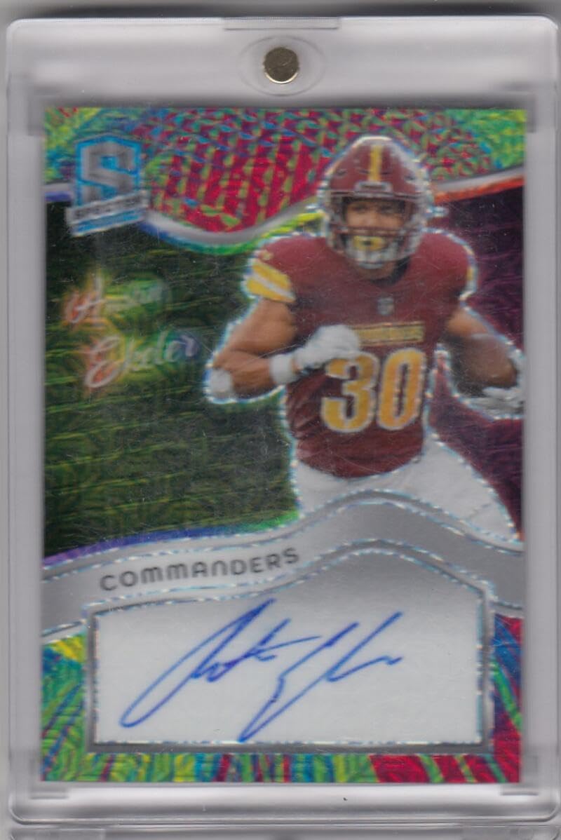 Football Trading Card 2024 Panini Spectra Colorgraphs Meta #8 Austin Ekeler EX++ Excellent++ 20/25 Commanders