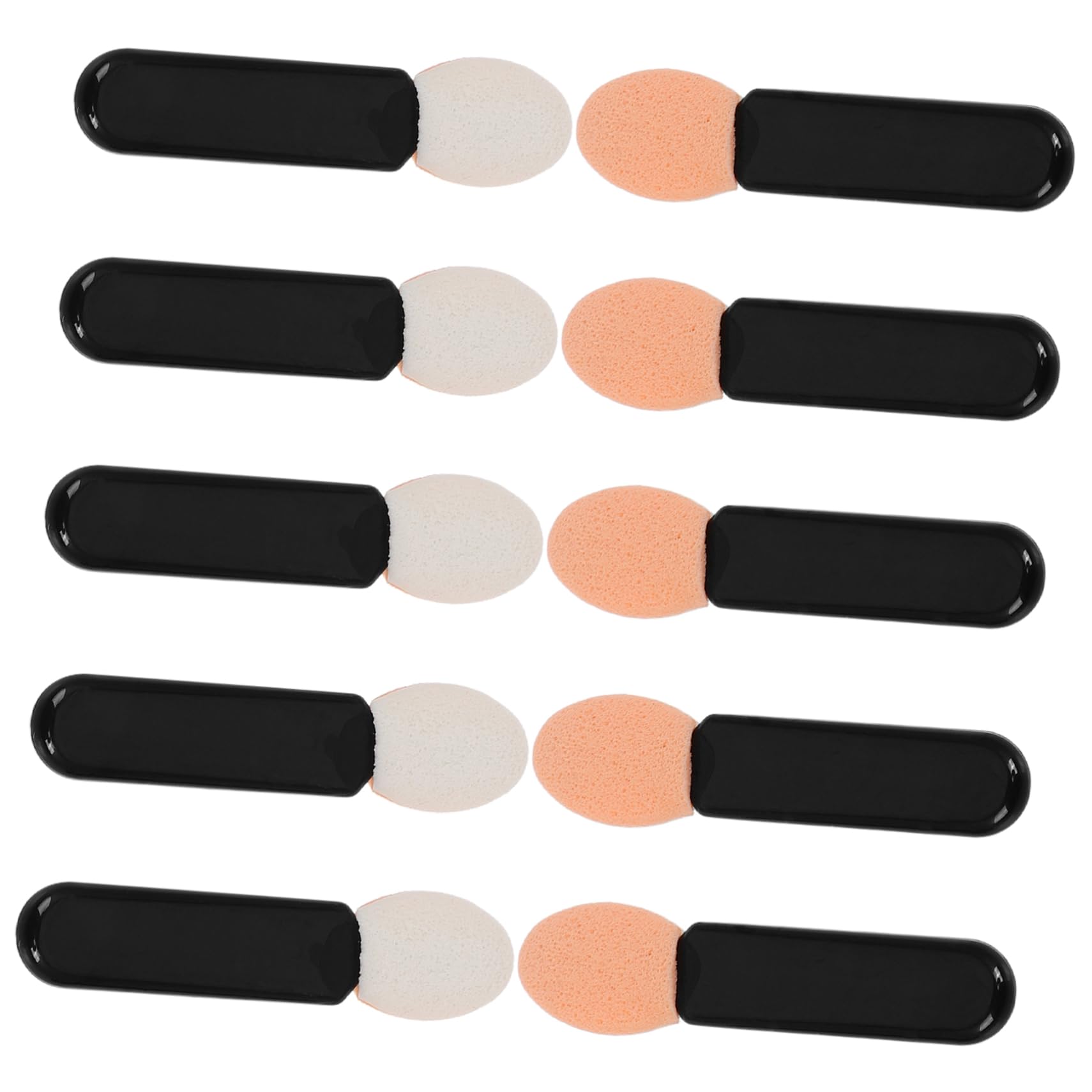 FOMIYES 10 Set Eye Shadow Brushes Set Blending Tool for Eyeshadow Makeup Lip Concealer Applicator Travel Size Soft Sponge Tips Mini Eyebrow Brush Makeup Kit