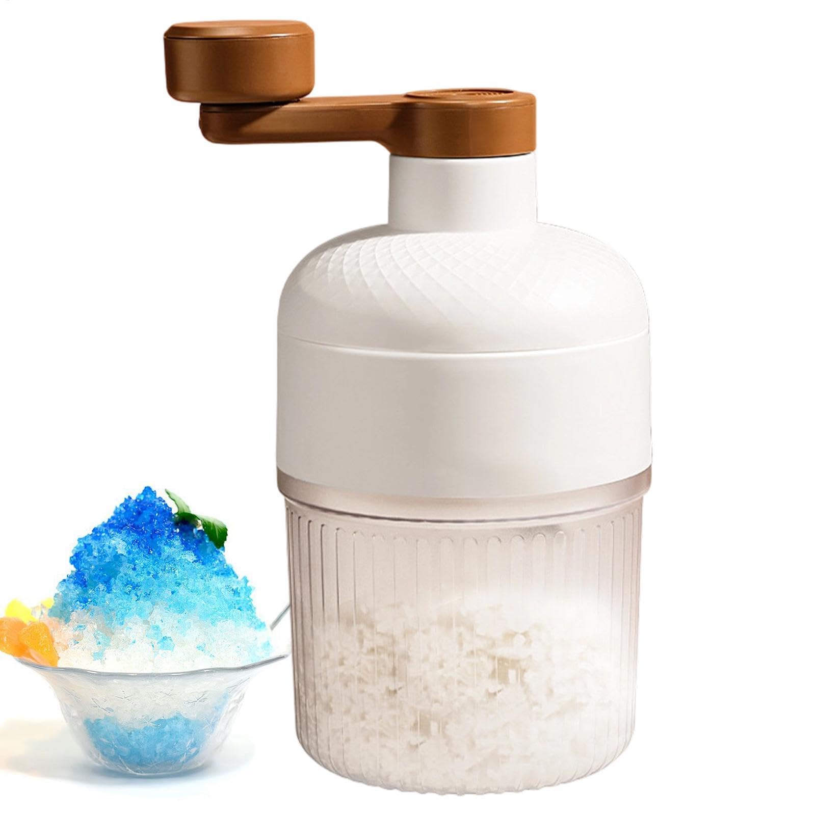 Máquina de helados con mezclador manual y molde de bolas de hielo para bebidas de frutas