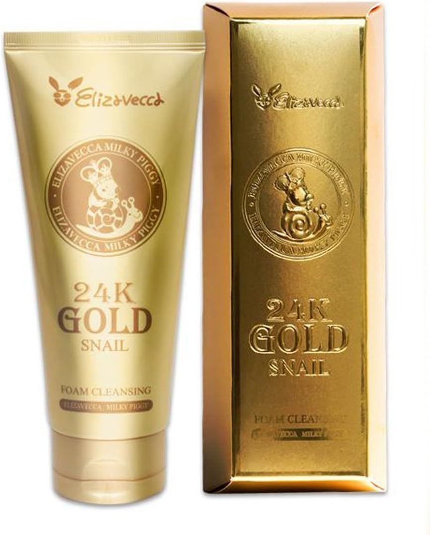 Milky Piggy, 24k Gold Snail Foam Cleansing, 6.09 fl oz (180 ml)