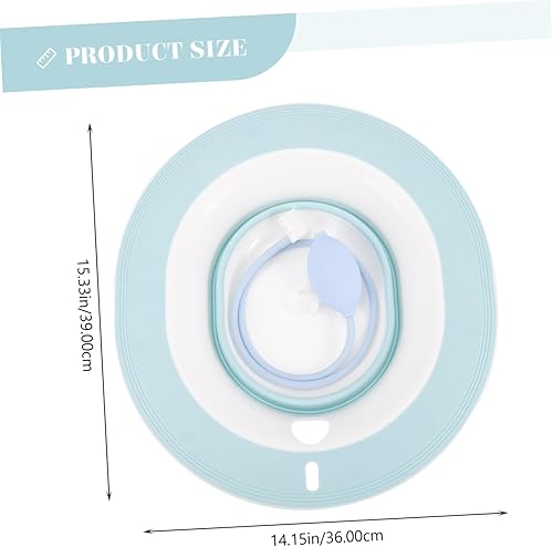 Miniatura 9 de BUTIFULSIC Lavabo portátil para mujeres embarazadas Tratamiento de hemorroides Cuenca plegable Bañera portátil bidé inodoro Sitz baño hemorroides