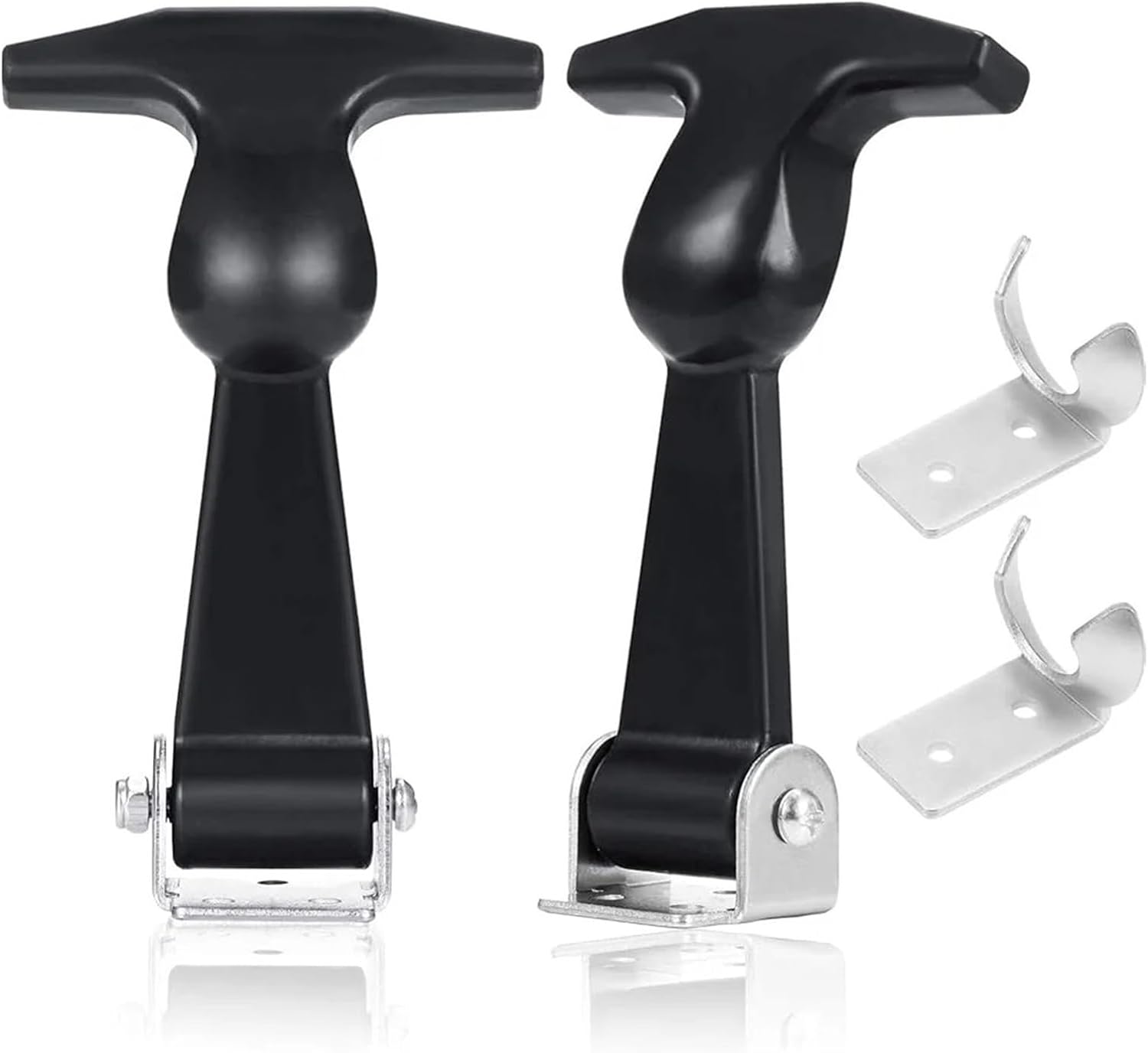 Rubber Latch Rubber Latch 2Pcs Heavy Duty Flexible Draw Latches with Stainless Steel Brackets T-Handle Hasp