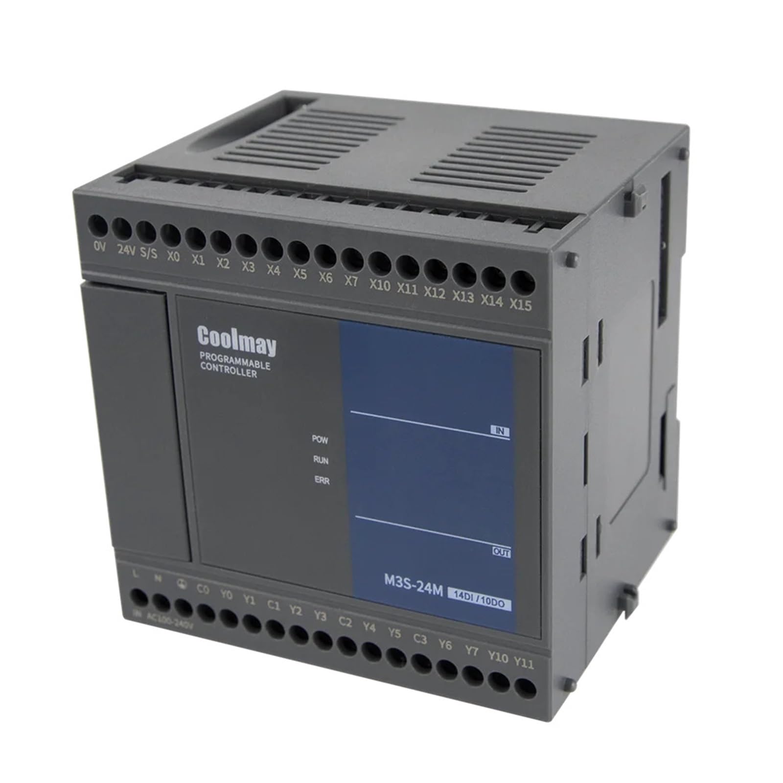 Contrôleur logique programmable PLC série M3S 14DI 10DO sorties relais