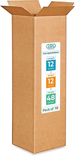 Miniatura 608 de Cajas para envío IDL Packaging - B-1266-5 de cartón corrugado, tamaño pequeño, de 12 pulgadas de largo x 6 pulgadas de ancho x 6 pulgadas de alto