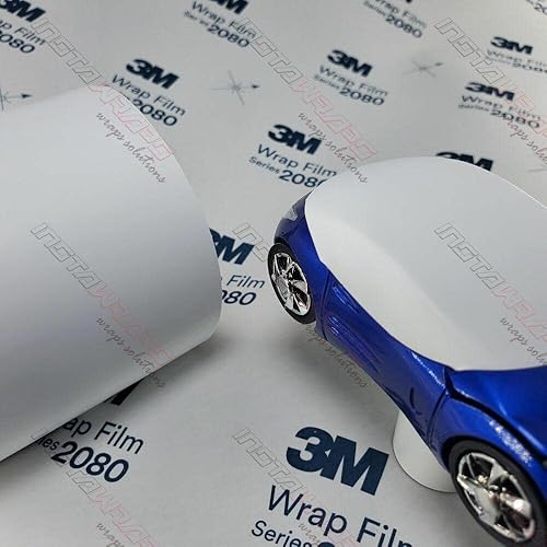 Miniatura 2 de 3M - Rollo de envoltura de coche 2080 blanco mate  M10  (Muestra de 3 x 5 pulgadas)  Envoltura de vinilo automotriz para automóviles - Envoltura