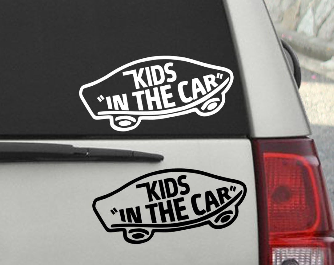 Amazon 全16色 人気 キッズ イン カー ステッカー Kids In Car Sticker 車 用 シール Vinyl Decal バイナル デカール ステッカー Kic 1 黒 並行輸入品 カーステッカー ベビー マタニティ 通販