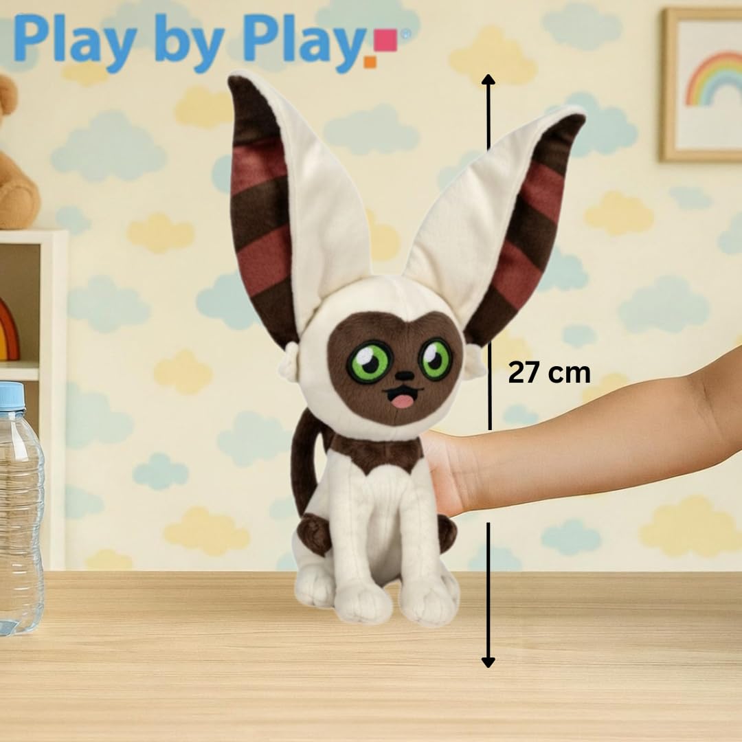 PLAY BY PLAY Avatar: Władca żywiołów, zestaw pluszowych figurek – Aang, Momo i Appa pluszaki (21-27 cm) – miękka pluszowa zabawka dla fanów i kolekcjonerów – 760025766
