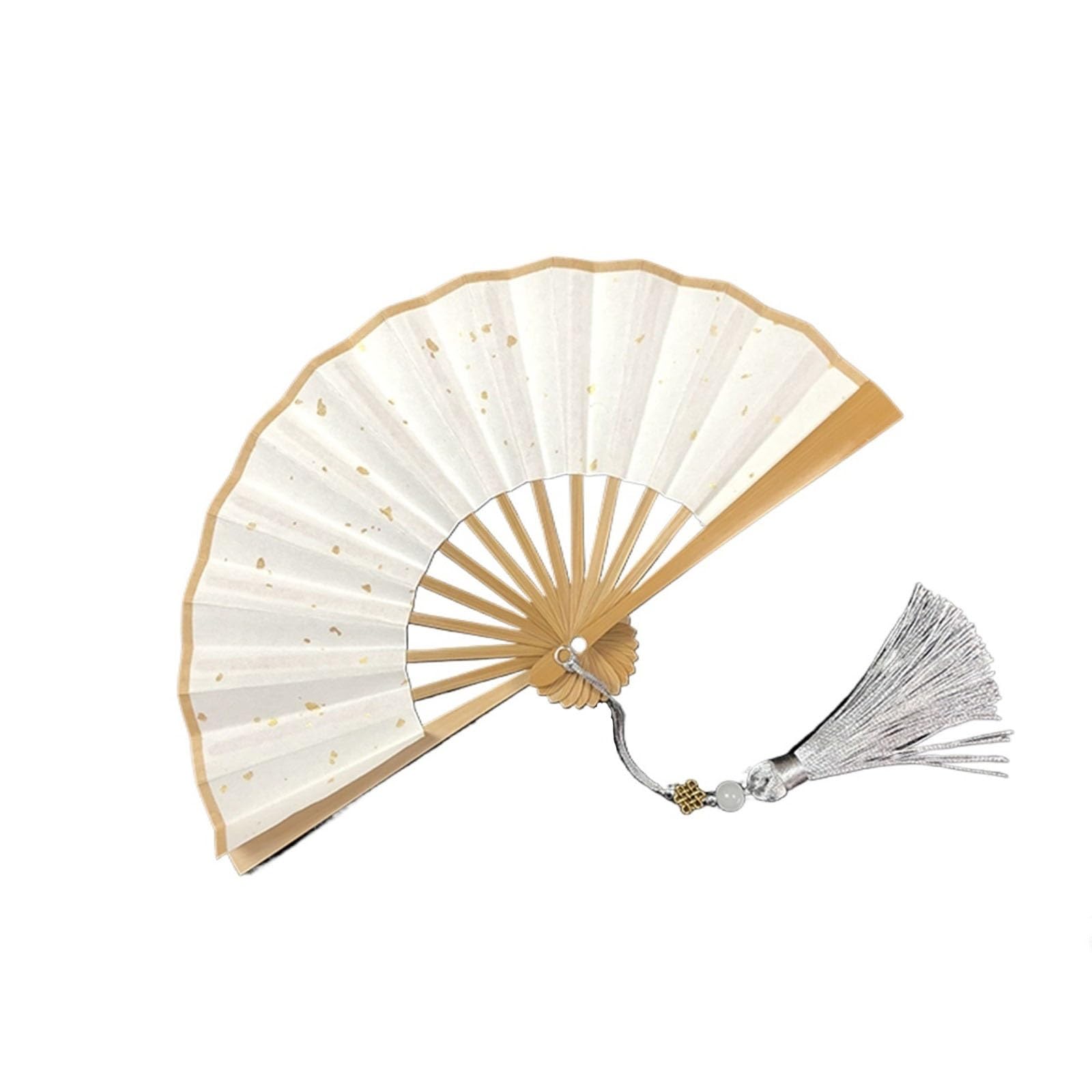 SXTYYH Folding Hand Fan, Portable 4-6inch Mini Handheld Fan for Women Foldable, Folding Fans for Line Dancingwedding Fashion Gift(5in,White A)