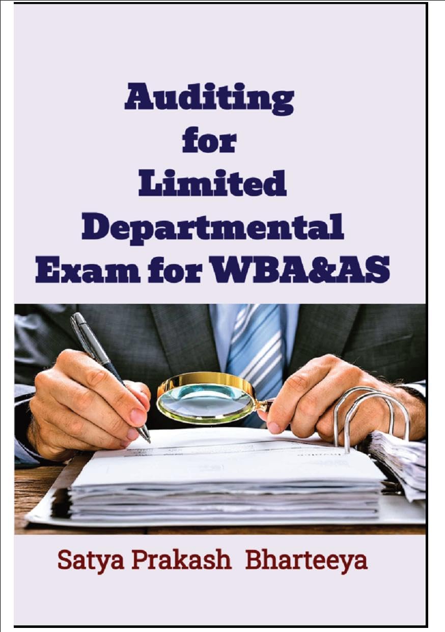 Auditing for Limited Departmental Exam for WBA&AS Perfect Paperback – 1 January 2022