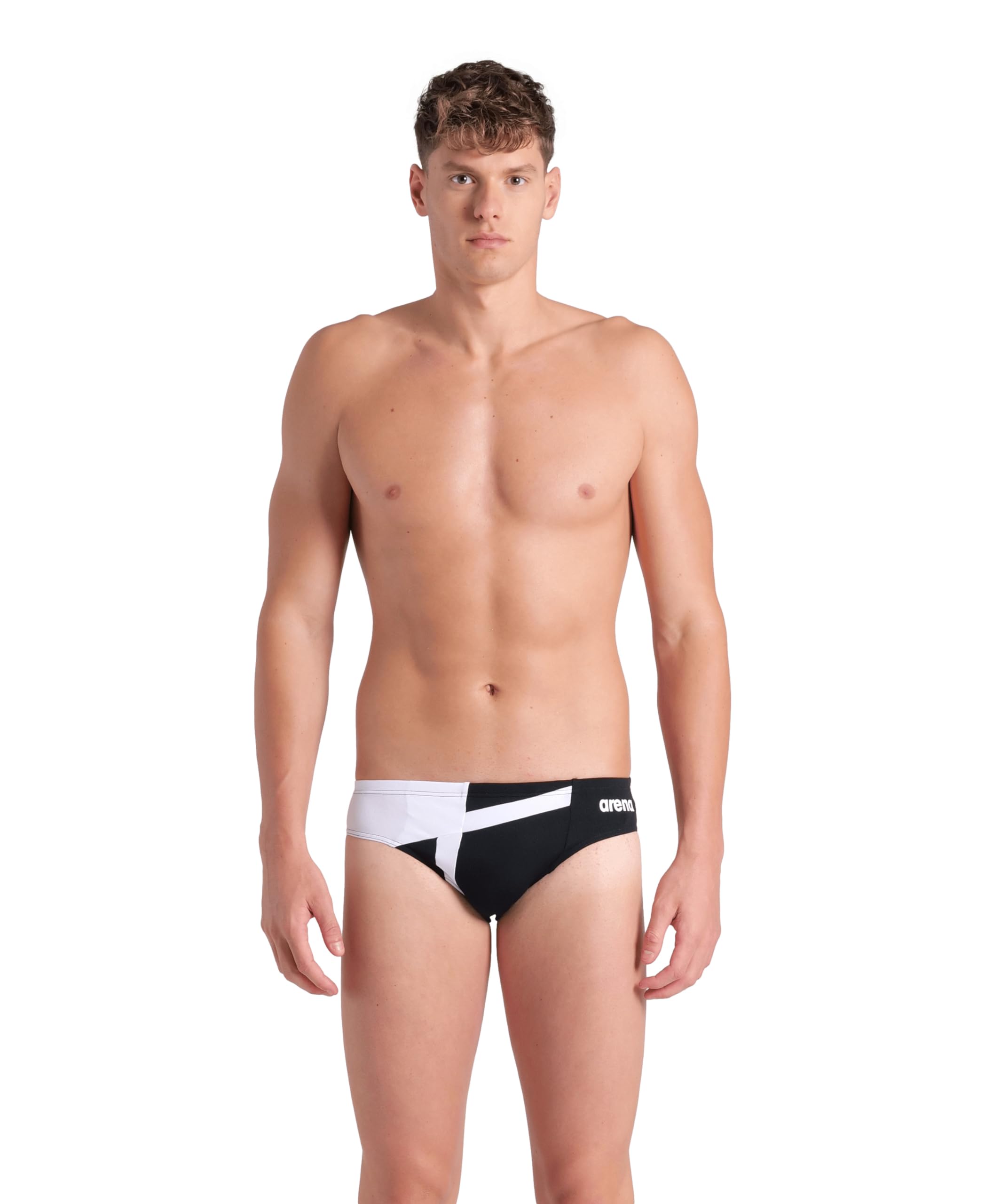 Arena Men's Performance Diamond Swim Brief Athletic Swimwear Professional Swimsuit