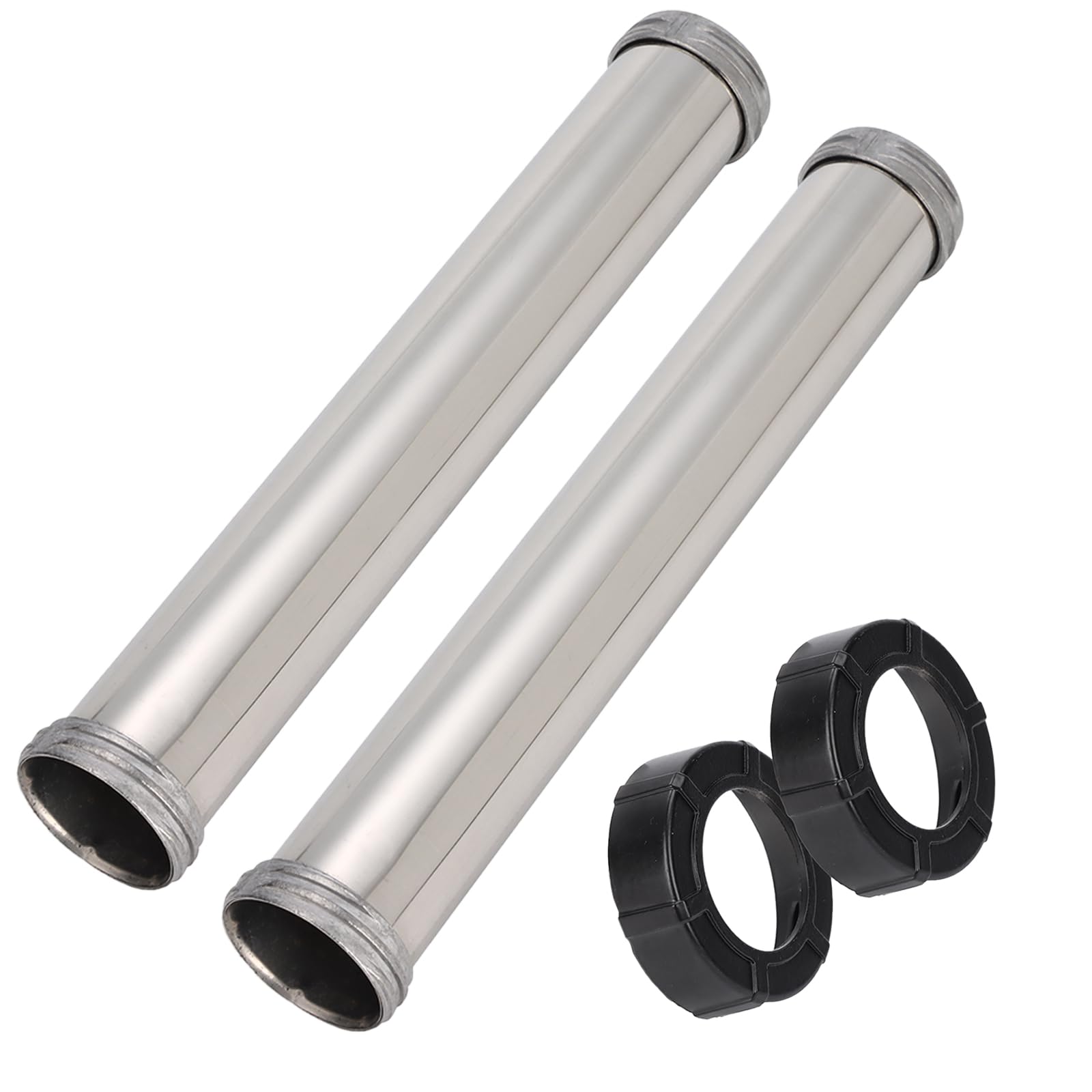 Zyklonix Sliver Sausage Caulking Gun Tube, Replaceable 20 Oz Sausage Caulking Gun Body Barrel With Front Cap,Sausage Caulk Gun Parts And Accessories(-2 Pack)