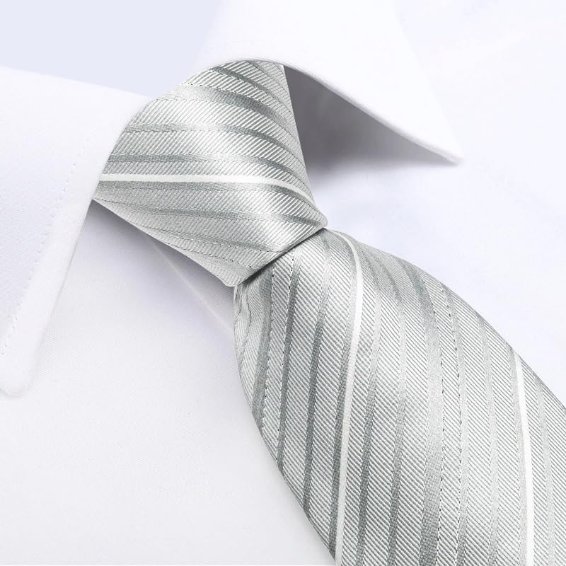 Set de corbatas clásicas a rayas para hombre miniatura 3