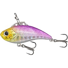 Z-Viber 1/8oz Rattle Finesse Lipless Crankbait 1.6" Purple Joker UV
