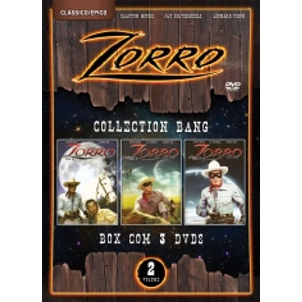 DVD - Box Zorro Collection - Volume 2 - 3 Discos | Amazon.com.br