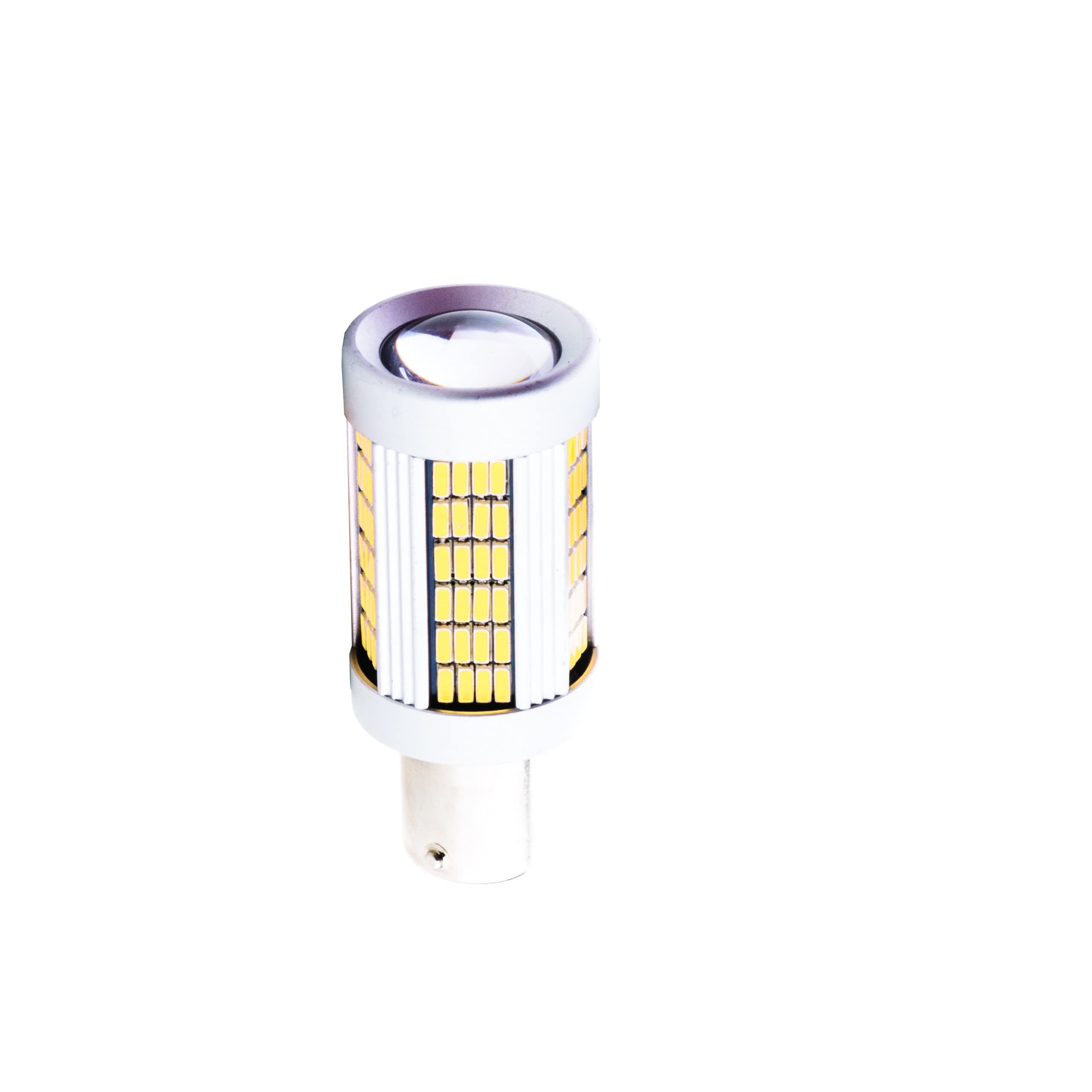 EinParts P21W LED Lampadine 6000K (Bianco) CANBUS 12V per Auto 135 x SMD 4014 LED, BA15S