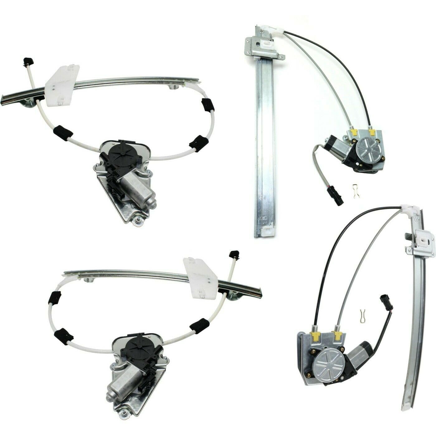 Amazon.com: Roucarmantic 4pcs Car Window Regulator Front Rear Left  