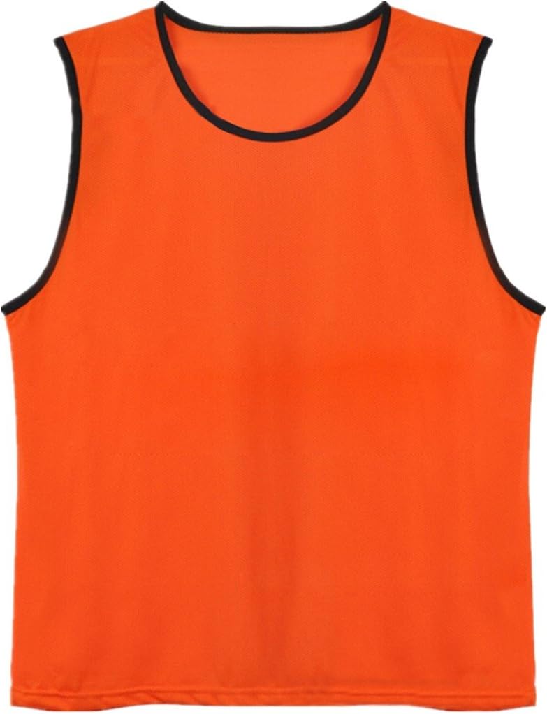 DreamHigh DH Soccer Sports Team Practice Pinnies Training Mesh Vests Youth -12 pcs Pack