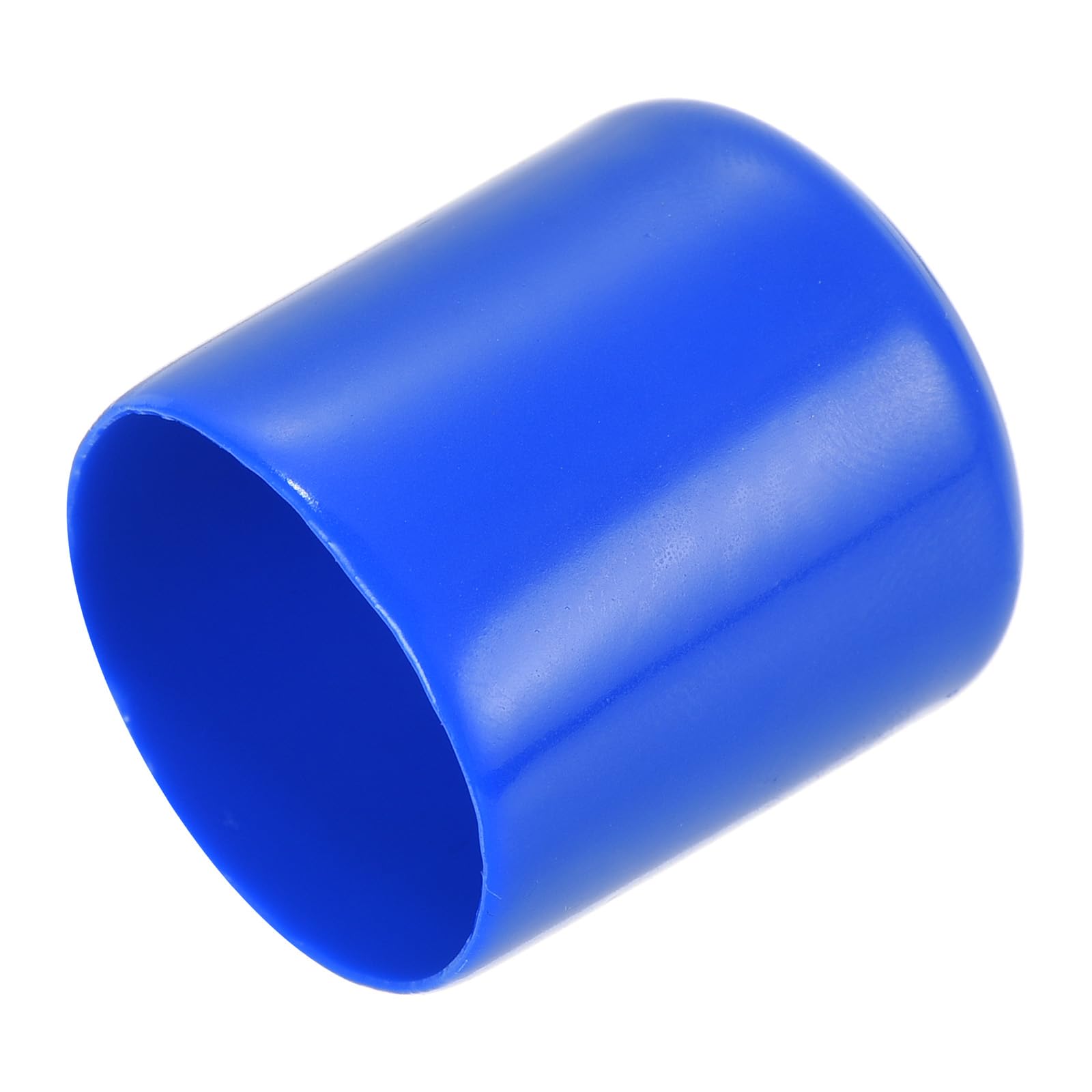 uxcell 20pcs Rubber End Caps 27mm ID Vinyl Round Tube Bolt Cap Cover Screw Thread Protectors Blue