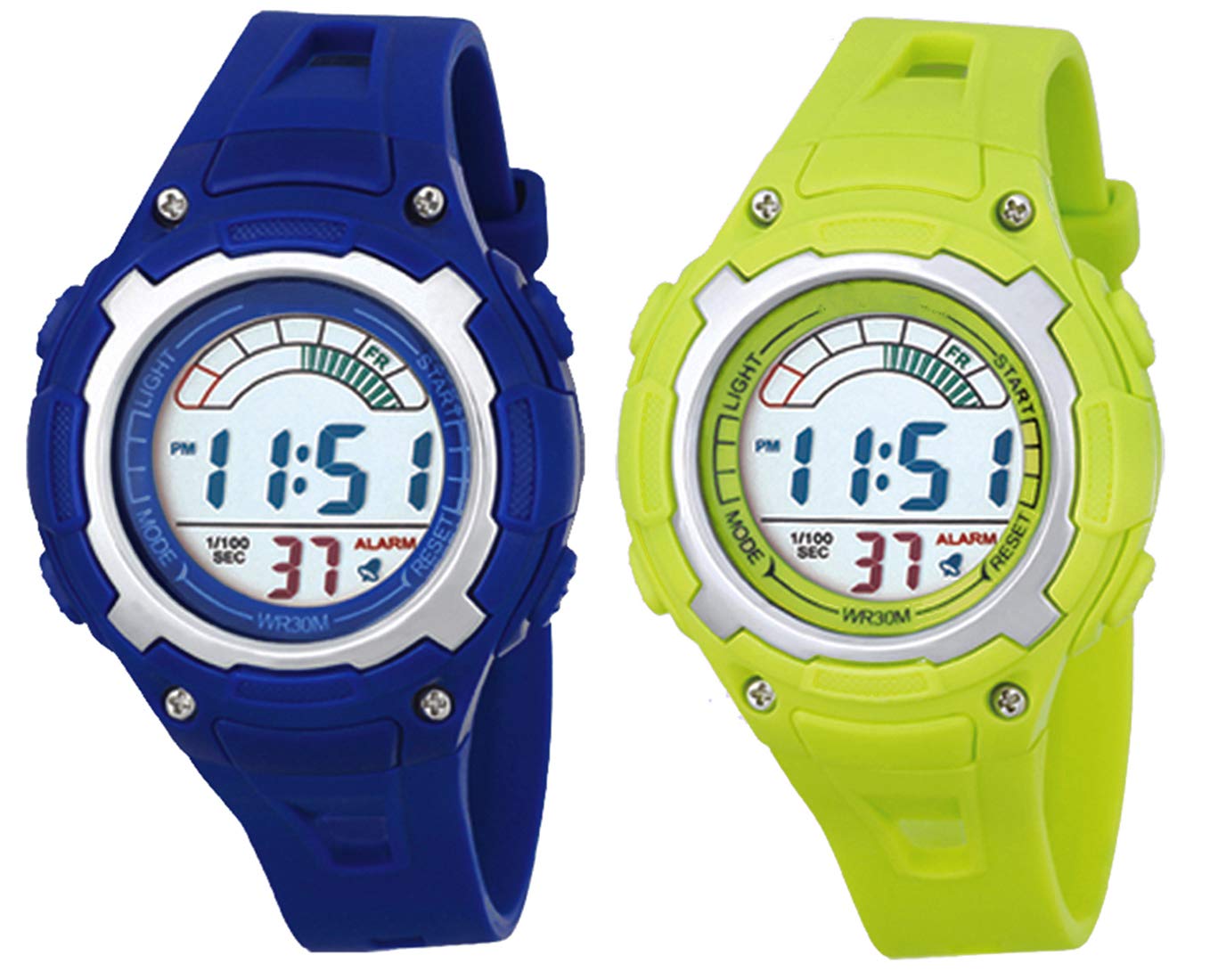 Time Up Combo of 2 Digital Dial Colorful Alarm Function,Waterproof,Multicolor Backlight Watches for Kids-EF29019-DCMB-NAVY-8 (B07X8QCCLG) Amazon Price History, Amazon Price Tracker
