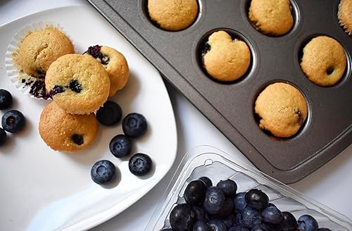 Miniatura 5 de Jessica's Natural Foods - Mezcla de muffins sin gluten hecha con Teff de grano antiguo y harina de avena saludable, sin OMG y sin gluten. 3 por