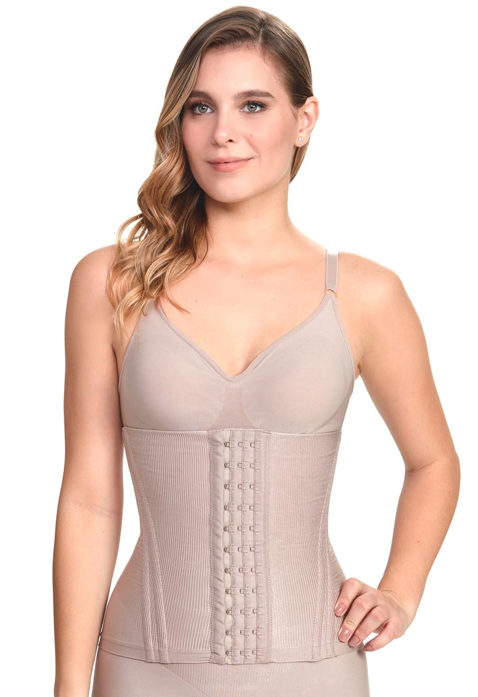 PLIE Brighty Corset for Women, Instant Shaping Effect, Double Layered Extra Fine Fabric, Reduce Abdominal Size