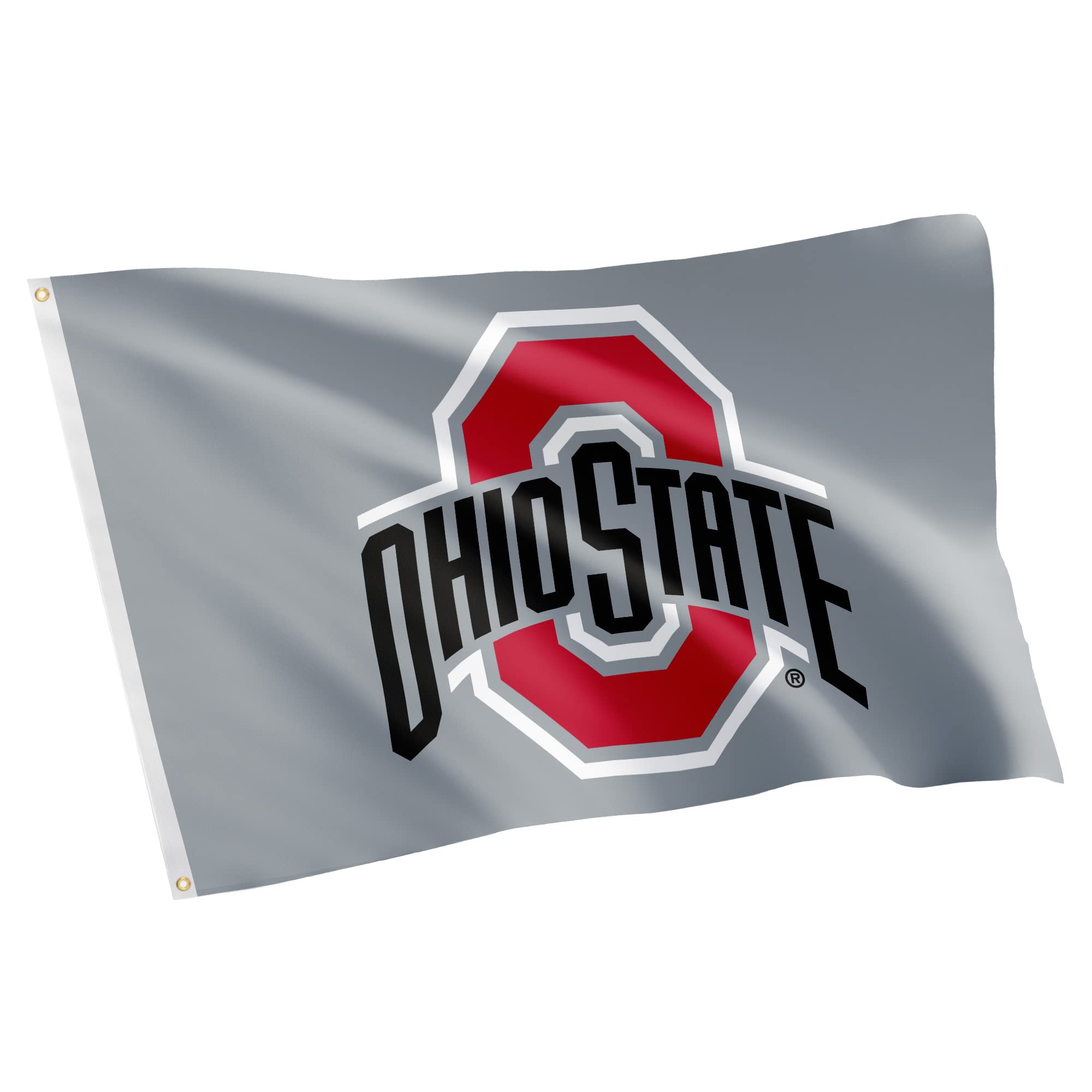 Desert Cactus Ohio State University OSU Flag - 3 x 5 Feet Buckeyes Banner, Indoor/Outdoor Durable Fabric, 100% Polyester Design (Style 9)