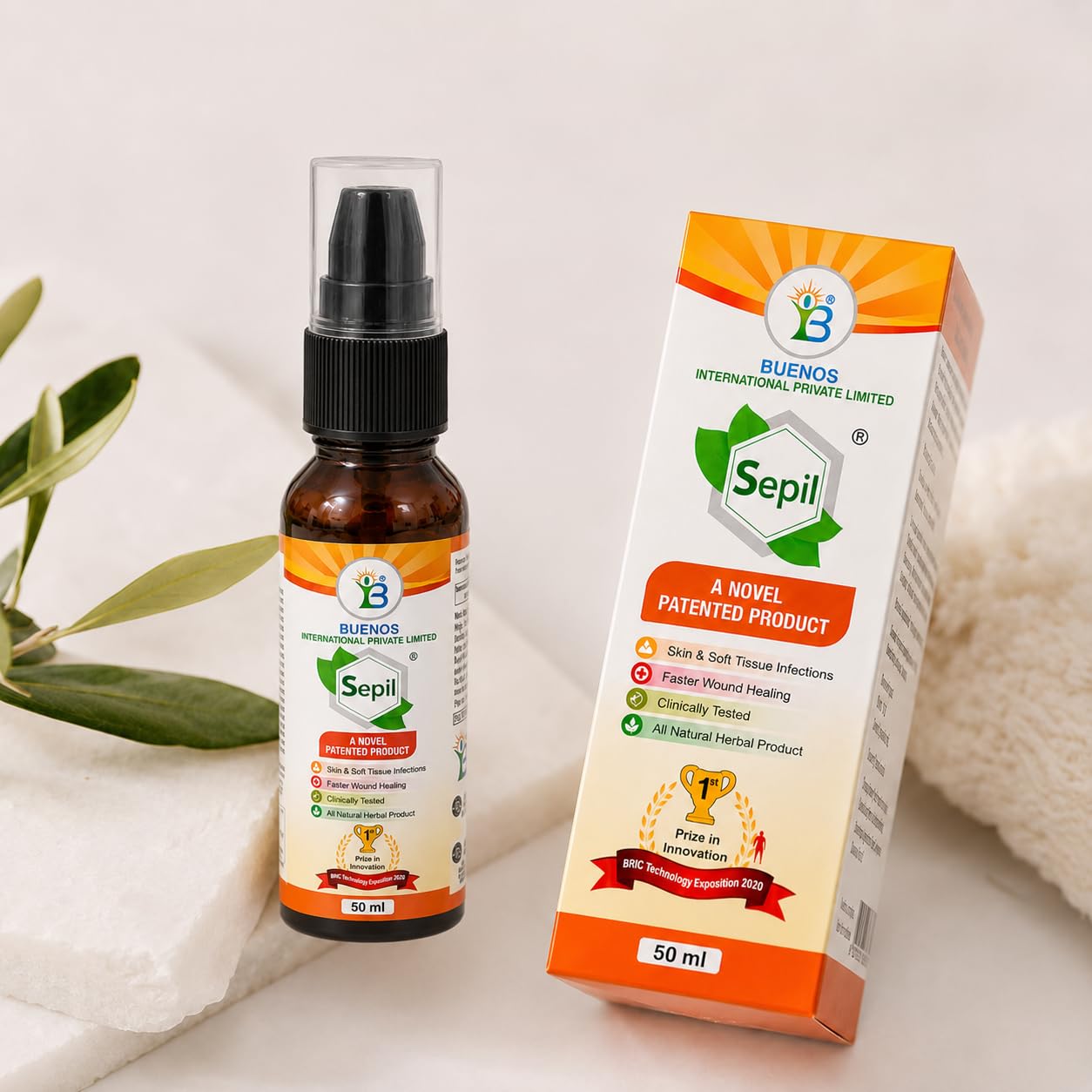 Herbal Skin Care & Wound Healing Solution | 50ml-image-31