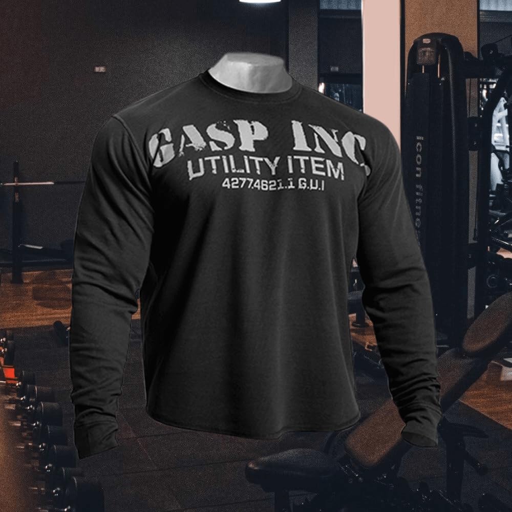 GASP Herren Thermal Gym Sweater Thermal Gym Sweater