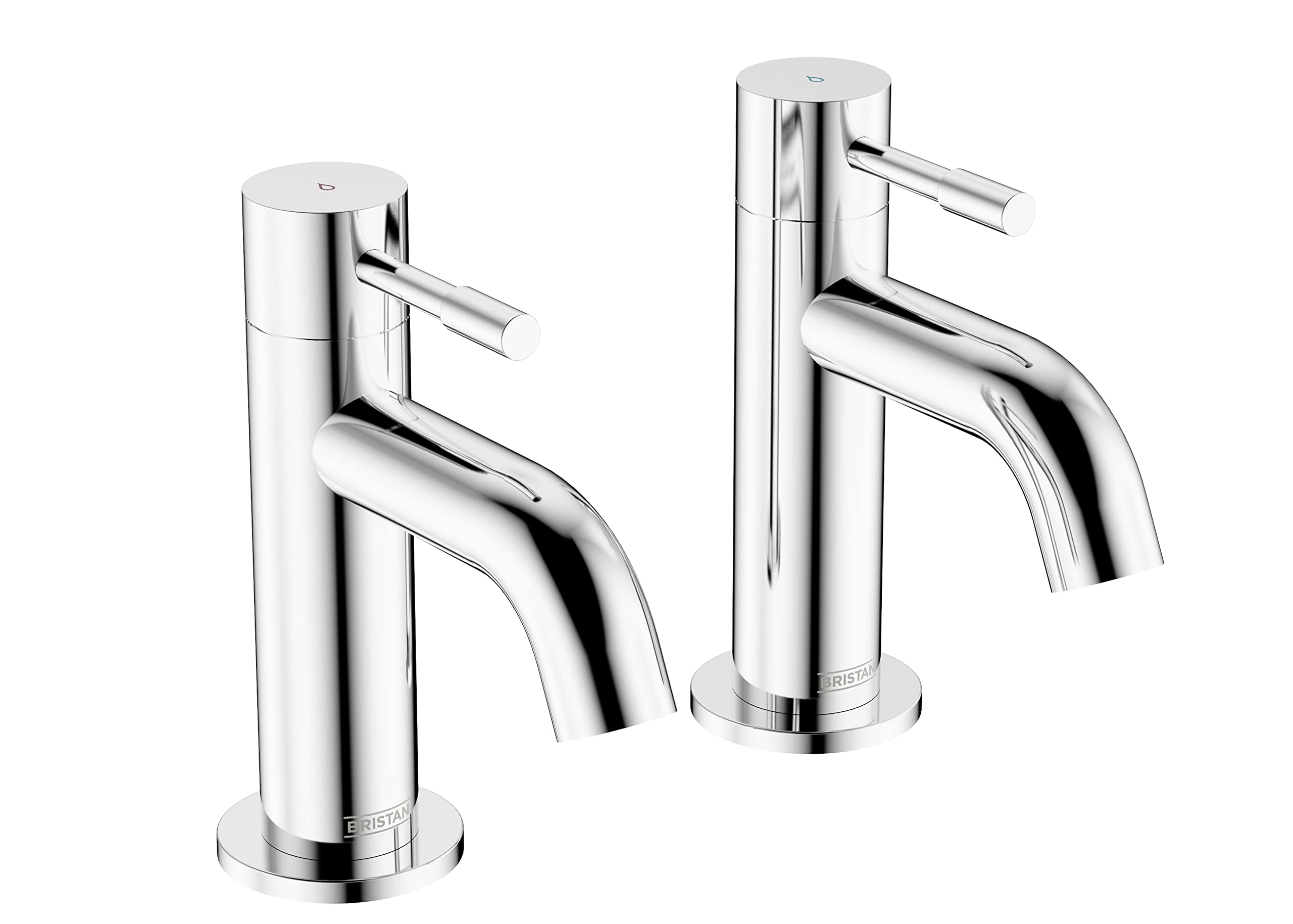BristanMila Bath Pillar Taps Chrome (MI 3/4 C)